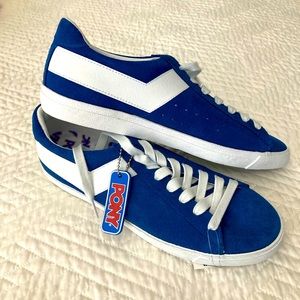 Pony blue sued sneakers size 9